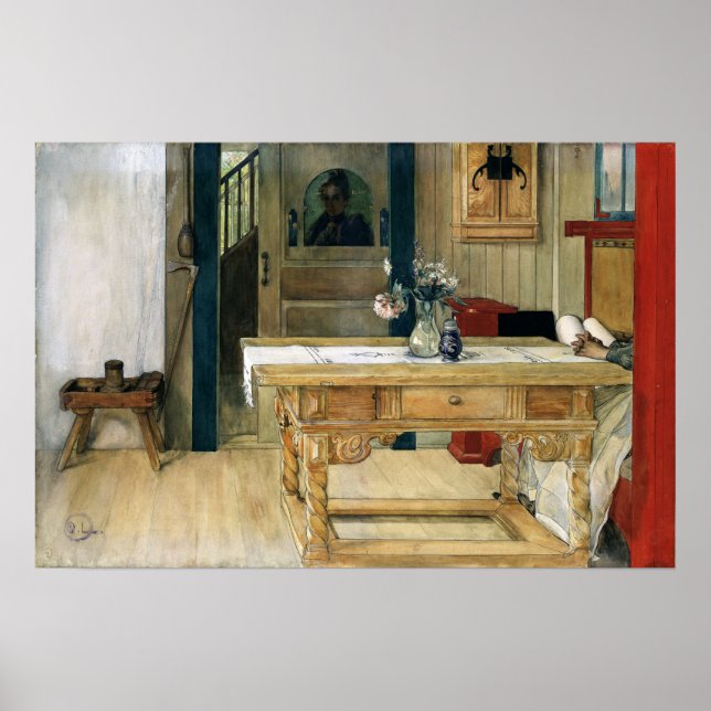 Poster Larsson - Descanso Domingo (Frente)