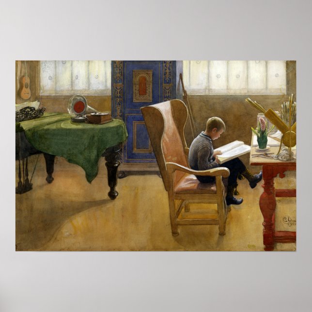 Poster Larsson - Esbjorn No Canto De Estudo (Frente)