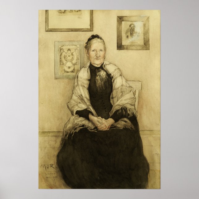 Poster Larsson - Mãe (Frente)