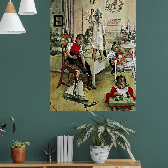 Poster Larsson - Manhã de Natal (Sala de Estar 1)