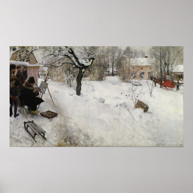 Poster Larsson - Winter Motif (Frente)