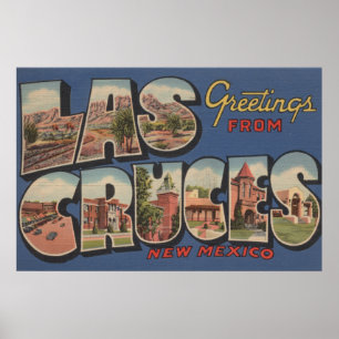Póster Las Cruces, New mexico - grandes cenas da letra