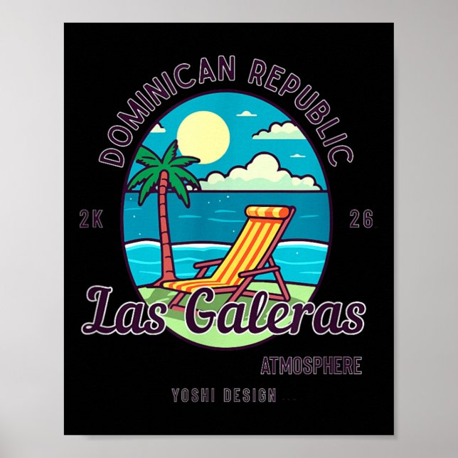 Poster Las Galeras - República Dominicana (Frente)