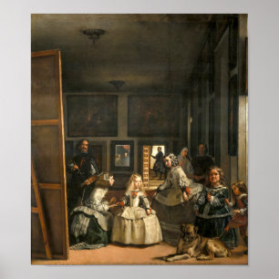 Poster Las Meninas   Diego Velá zquez  
