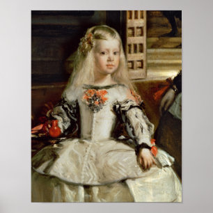 Póster Las Meninas ou família de Philip IV, c.1656