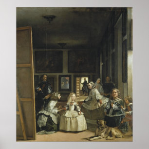 Póster Las Meninas por Diego Velázquez