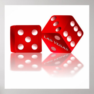 Póster Las Vegas Dice