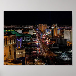 Poster Las Vegas na noite