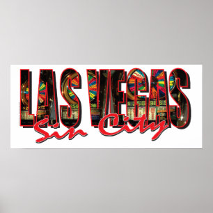 Póster Las Vegas Sin City