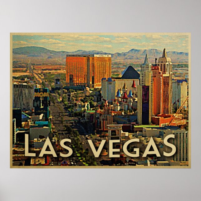Poster Las Vegas Skyline (Frente)
