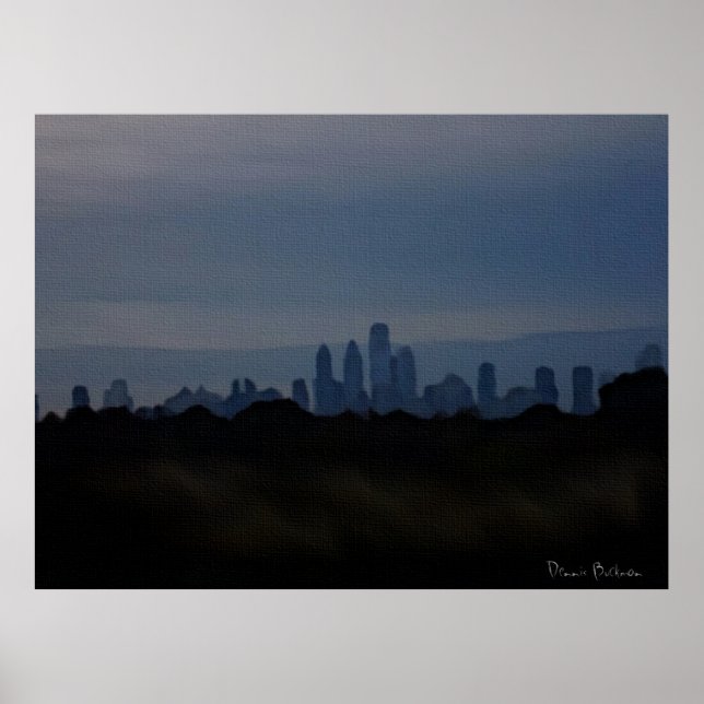 Póster Las Vegas Skyline (Frente)