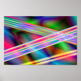 Poster lasers de molho abstrato art