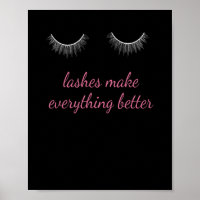 Lashes tornam tudo melhor cosmético