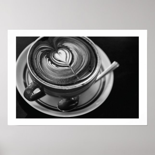 Poster Latão preto e branco (Frente)