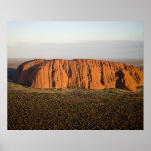 Poster Late Afternoon Light on Uluru / Ayers Rock,