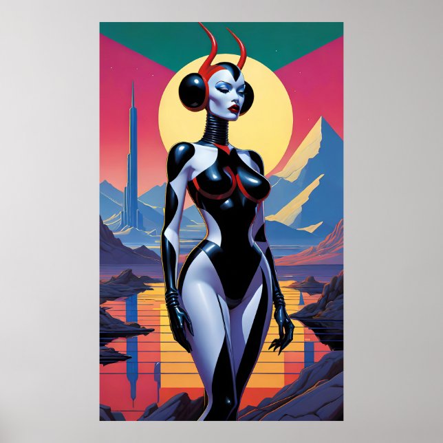 Poster Latex Devil Girls de Marte (Frente)
