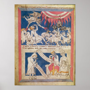 Póster Latino 7253 15 675, f.4v: Trabalho que está sendo