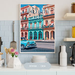 Poster l'Atmosphère vibrante ante de La Havane<br><div class="desc">La Havane, la capitale de Cuba, est célebre pour son charme vintage et son atmosphère vibrante. Avec ses voísdisaméricaines classificques, ses bâtiments colorés et sa musique latine envoûtante, La Havane est une target de voyage single. Vous pourrez découvrir l'histoire et la Culture de Cuba en visitant les musées, les galeries...</div>