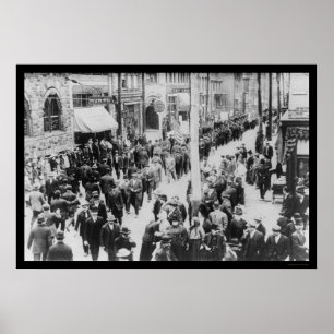 Póster Latrobe, PA Striking Miners Parade 1912