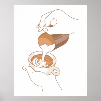 Poster Latte Art