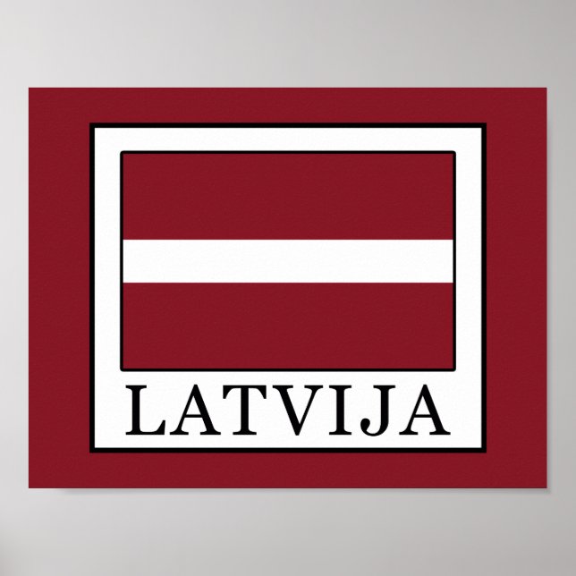 Póster Latvija (Frente)