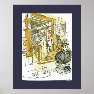 Póster L'Auberge des Adret ~P. Vidal ~*Alterar Cor Do Mat