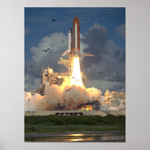 Póster Launch of Space Shuttle Endeavour (STS-57)