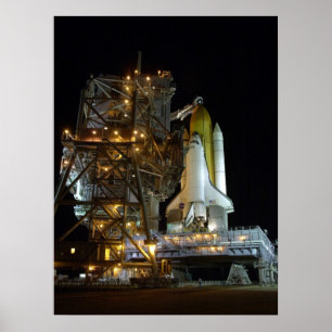 Póster Launch Preparations for Space Shuttle Atlantis