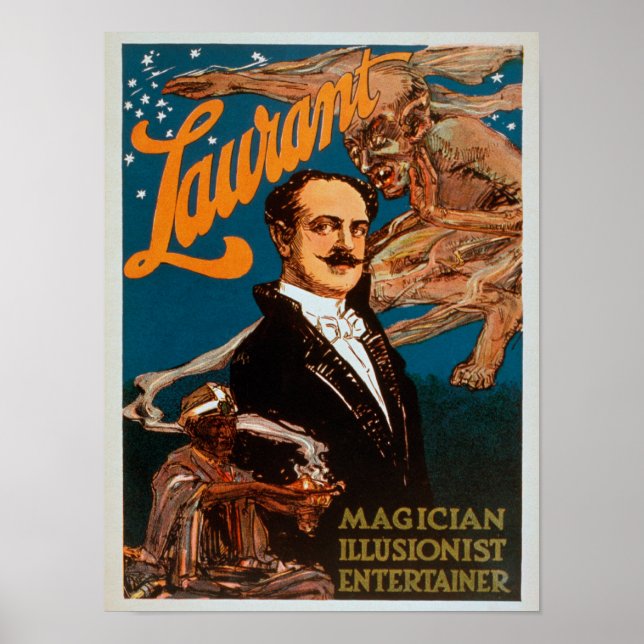 Poster Laurant Maggie, Illusionista, magia de entretenime (Frente)