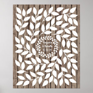 Poster Laurel - Alternativo de 100 Signature Guest Book