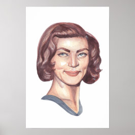 Poster Lauren Bacall - Retrato