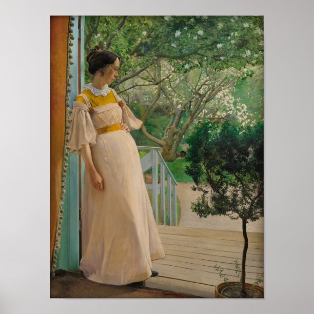 Póster Laurits Andersen Anel na porta do jardim CC0495 (Frente)