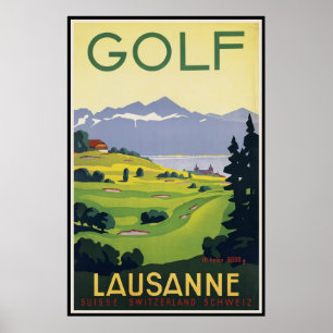 Poster Lausanne Suiça