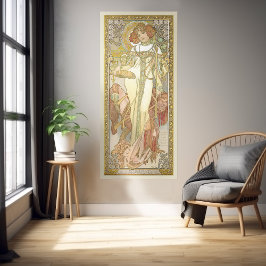Poster L'Automne Season Art Nouveau Alphonse Mucha