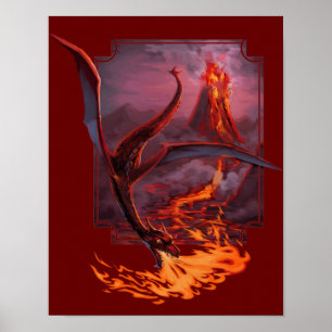 Poster Lava Dragon de Cody
