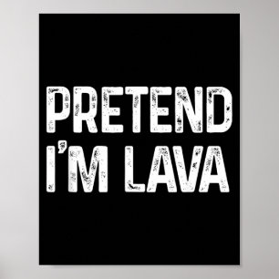 Poster Lava Falsa Frio Última Hora Funny Preguiçoso Hallo