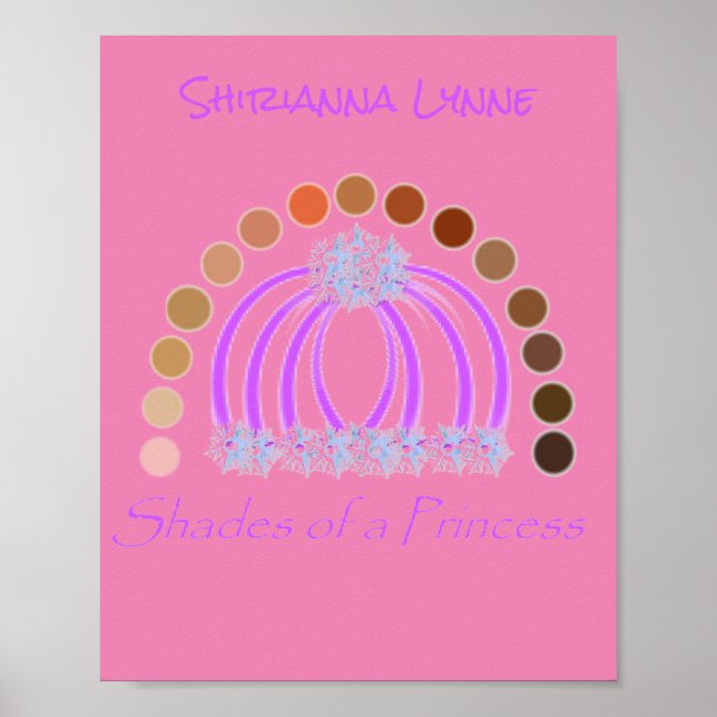 Poster Lavadinho Em Sombras De Uma Princesa Compõem Arco- (Frente)