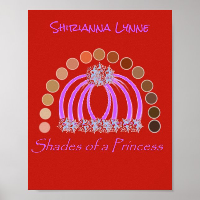 Poster Lavadinho Em Sombras De Uma Princesa Compõem Arco- (Frente)