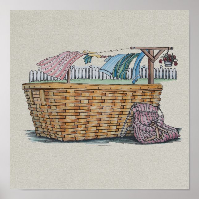 Póster Lavagem Em Linha De Fechamento (Frente)