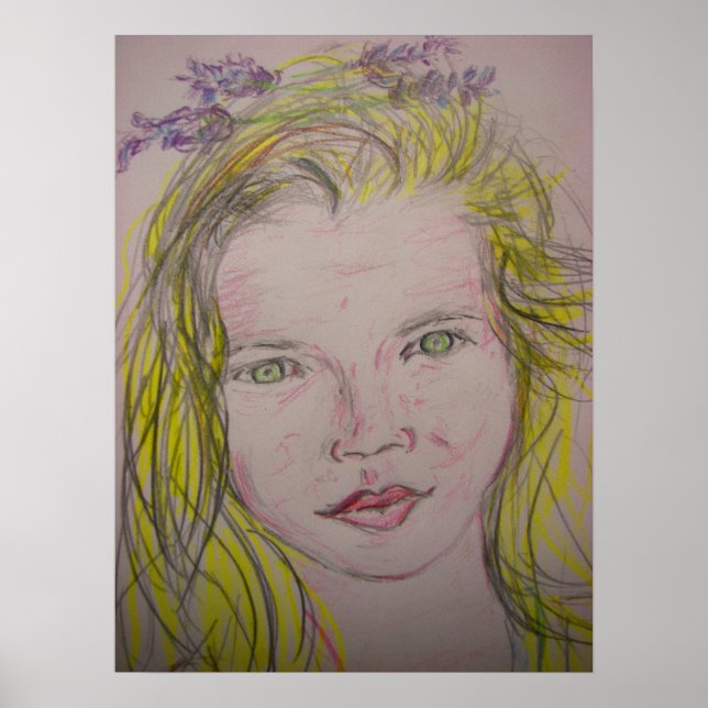 Poster lavanda (Frente)