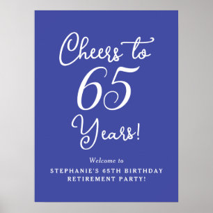 Poster Lavanda aplaude até 65 anos de festa de aposentado