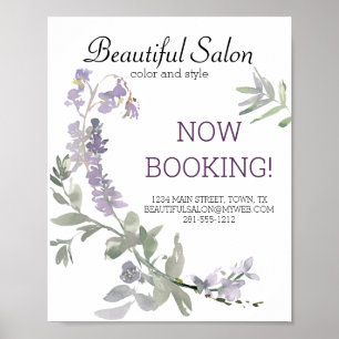 Poster Lavanda de flor silvestre Floral