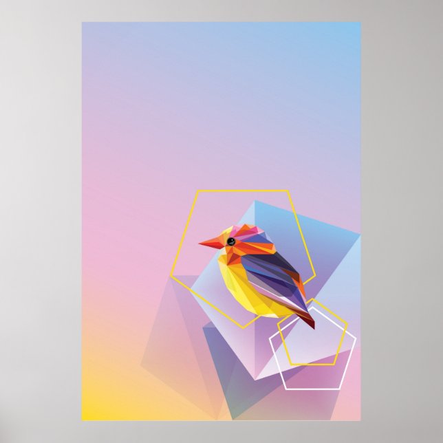 Poster Lavanda Em Passageiro Azul (Frente)