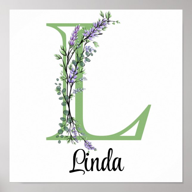 Poster Lavanda Eucalyptus (Frente)