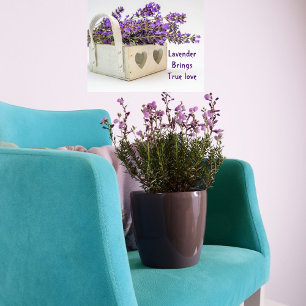 Poster Lavanda Traz Verdadeiro Amor Dizendo Arte De Pared