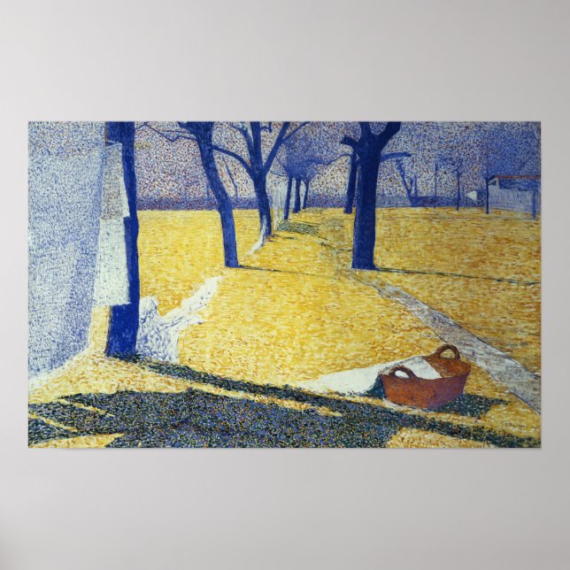 Póster Lavando no Sol, 1905 (Frente)