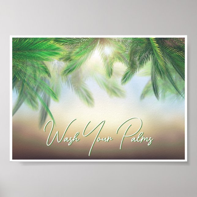 Poster - Lave suas mãos (Frente)