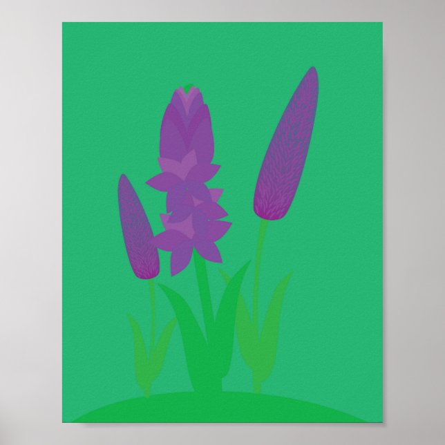 Poster Lavender Plants (Frente)