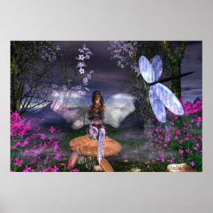 Poster LavenderGlitter feericamente