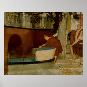 Poster Lawrence Alma-Tadema - A Embarque Na Barge